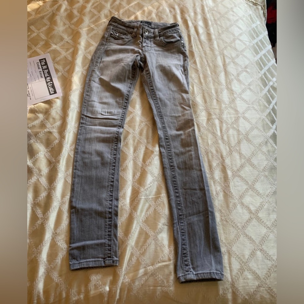 Bu from Malibu gray skinny jeans